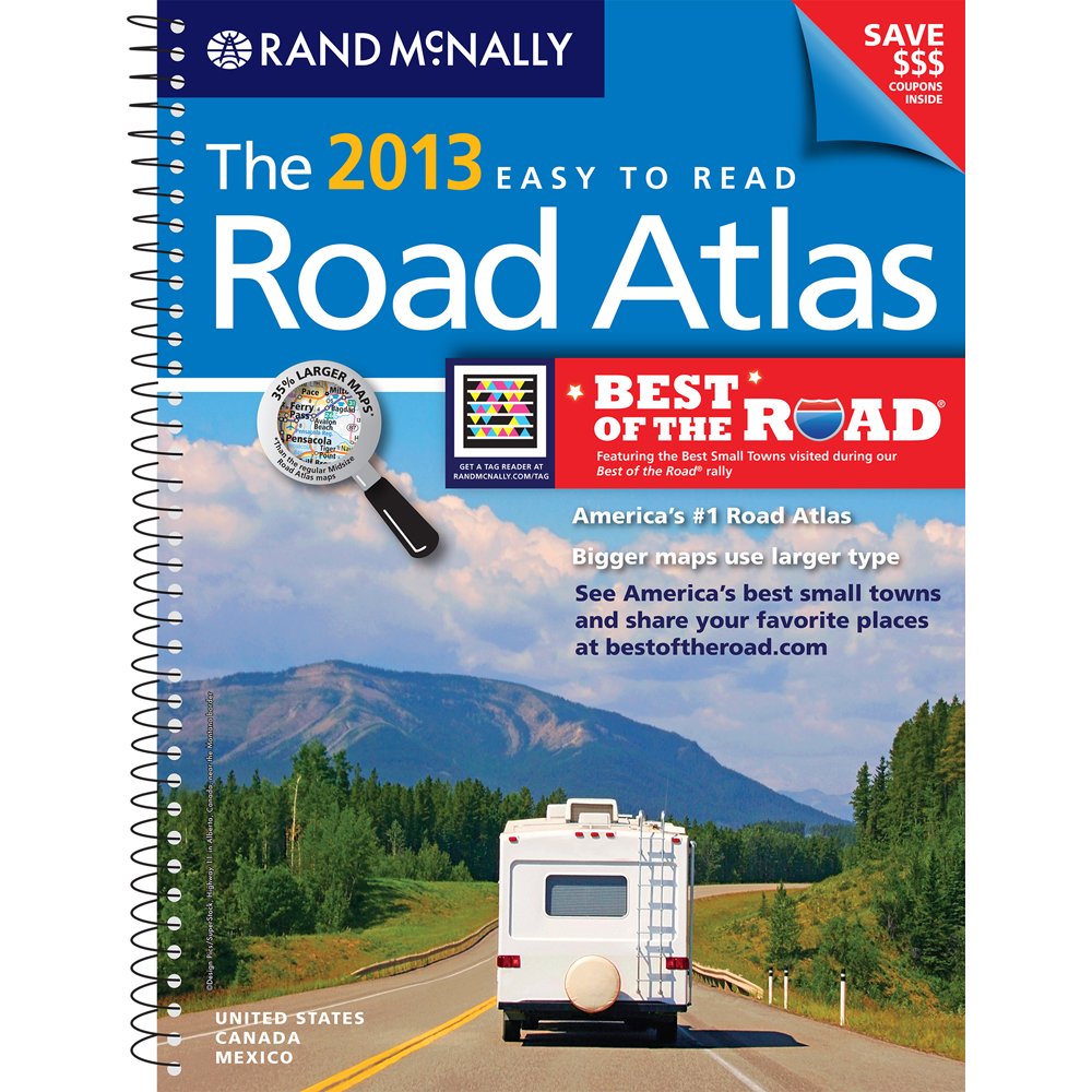 Rand Mcnally 2013 Easy To Read Road Atlas: United States, Canada, Mexico,New