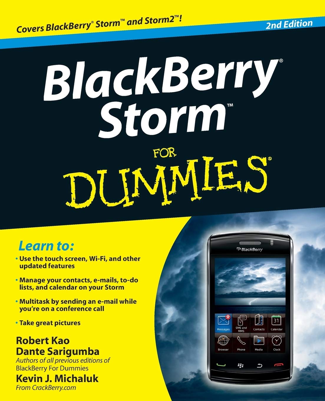 Blackberry Storm For Dummies,New