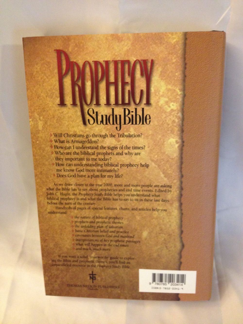 Prophecy Study Bible (New King James Version),Used