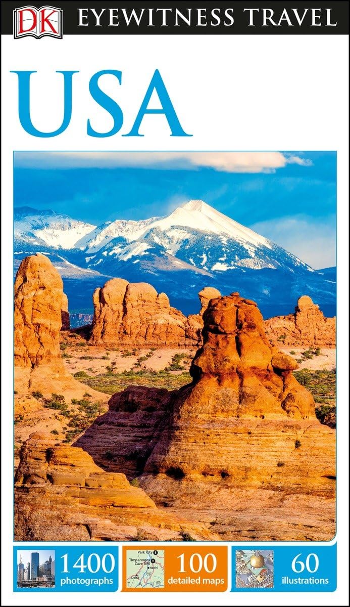 DK Eyewitness Travel Guide USA,Used