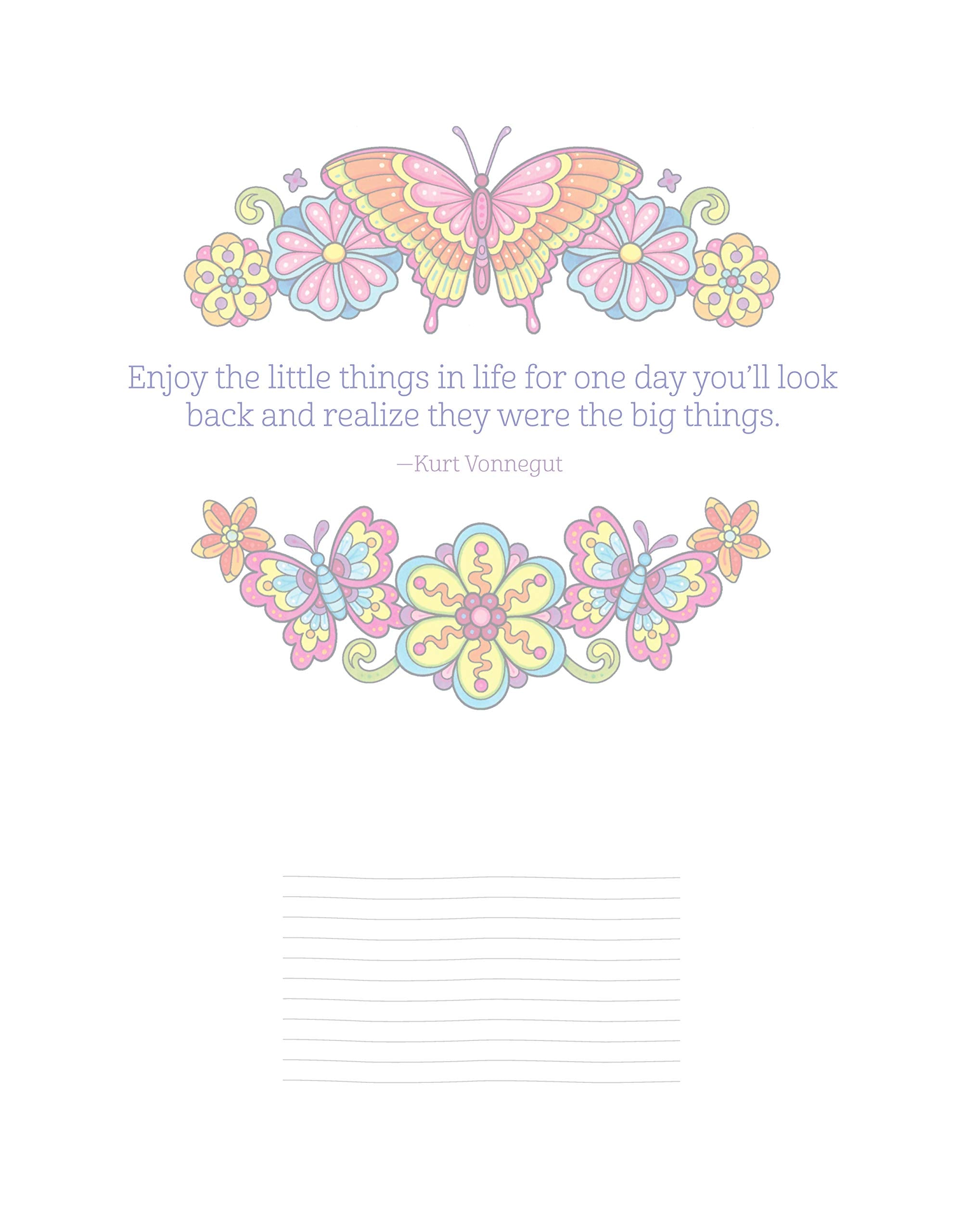 Live for Today Coloring Book (Coloring is Fun) (Design Originals) 32 Inspiring Quotes & BeginnerFriendly Creative Art Activitie,Used