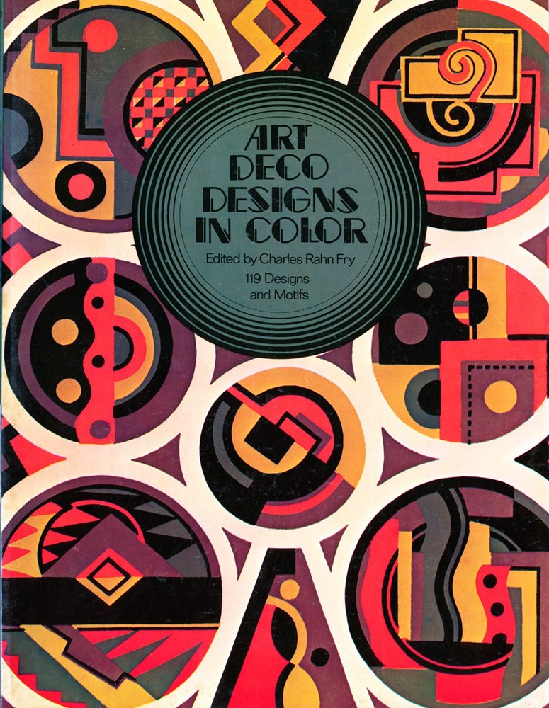 Art Deco Designs in Color,Used