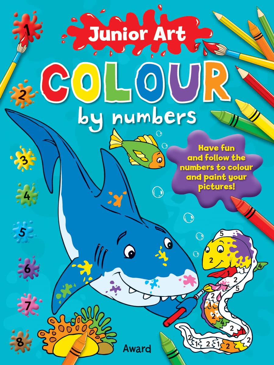 Colour by Numbers Shark,New
