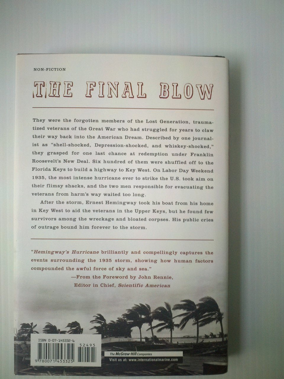 Hemingways Hurricane: The Great Florida Keys Storm Of 1935,New