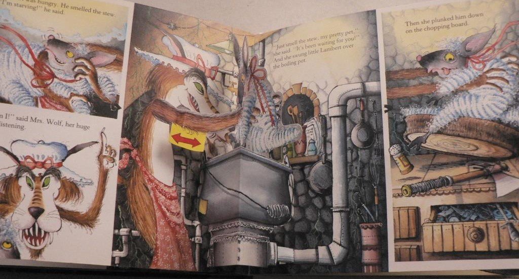 Mrs. Wolf: A 3Dimensional Picture Book (PopUp, PullTab LiftTheFlap Book),Used