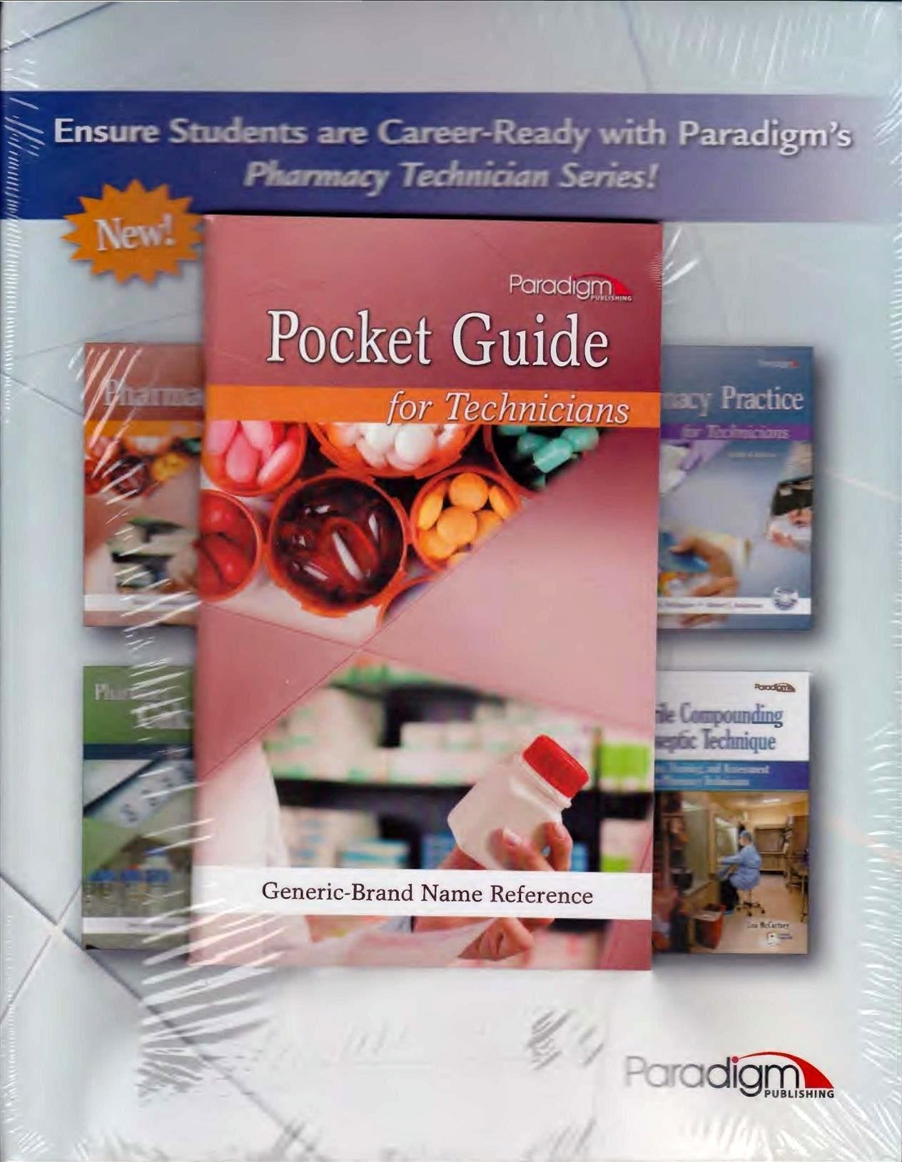 Pharmacology for Technicians,New