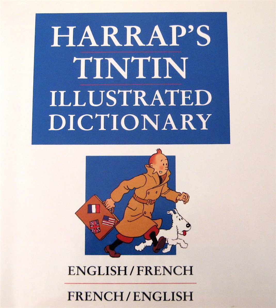Harrap's Tintin Illustrated Dictionary/English/French/French/English (English and French Edition),Used