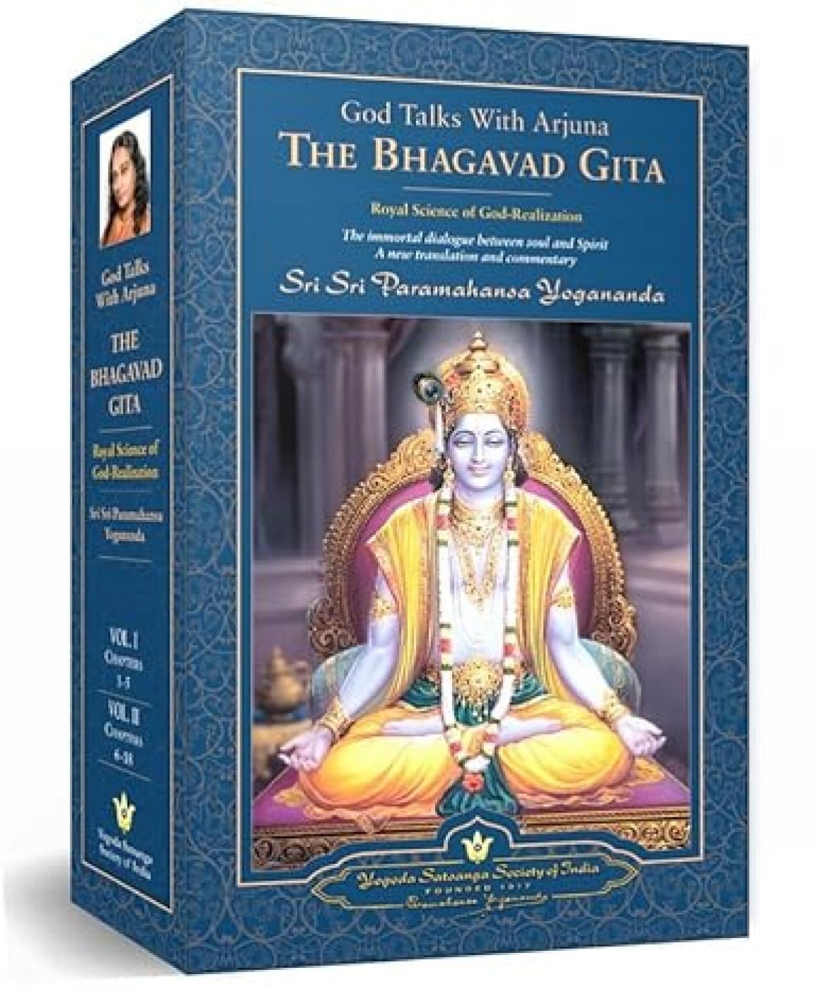 God Talks with Arjuna: The Bhagavad Gita (2 Volumes),Used