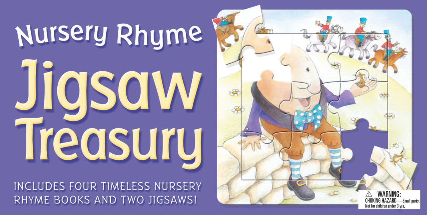 Jigsaw Treasury: Nursery Rhyme: Includes Four Timeless Nursery Rhyme Books And Two Jigsaws!