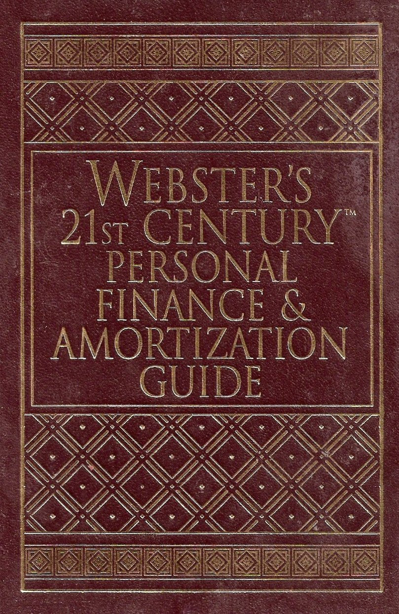 Webster's 21st Century Complete Amortization Guide,Used
