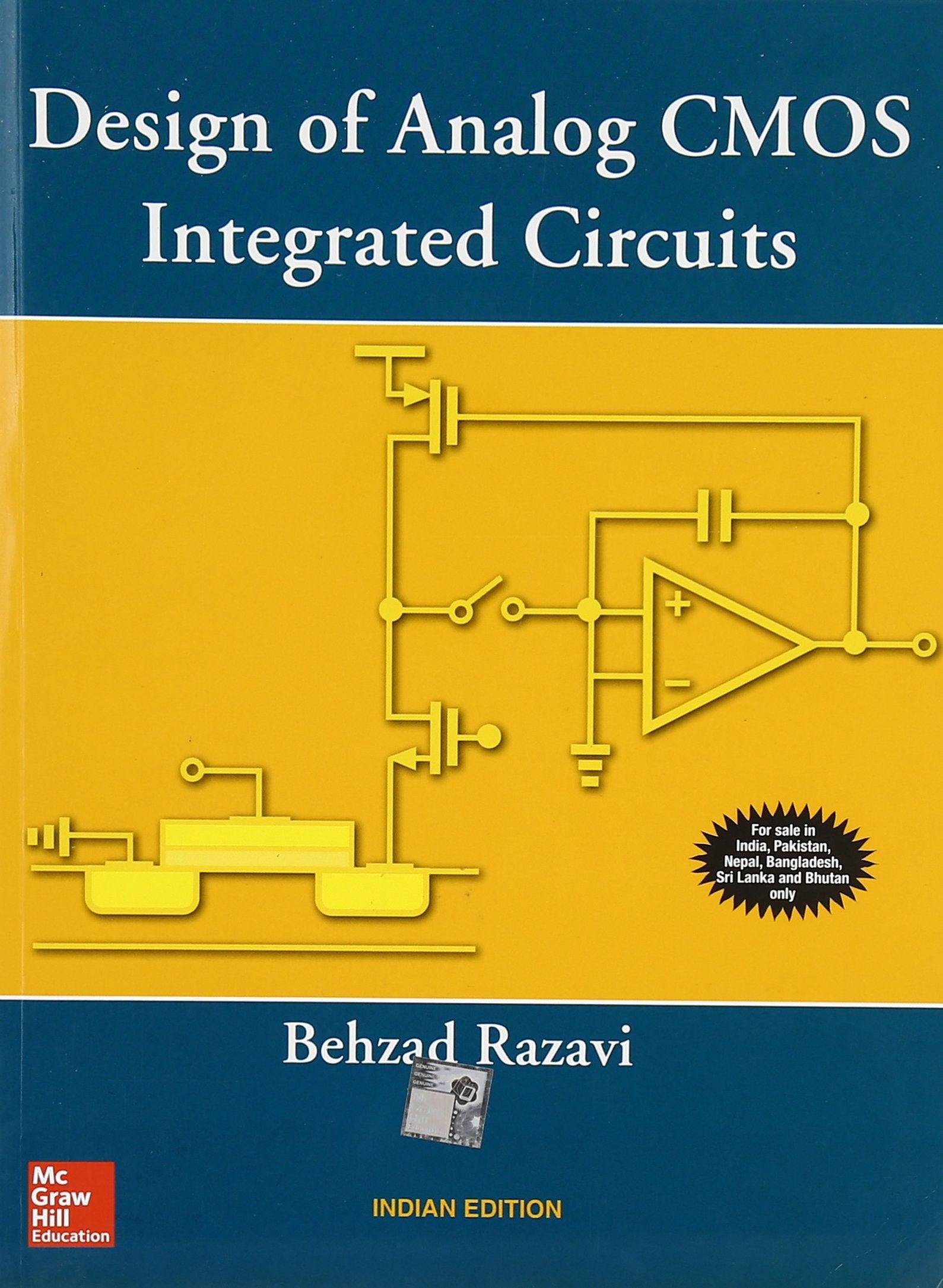 Design of Analog CMOS Integrated Circuits  India Edition,Used