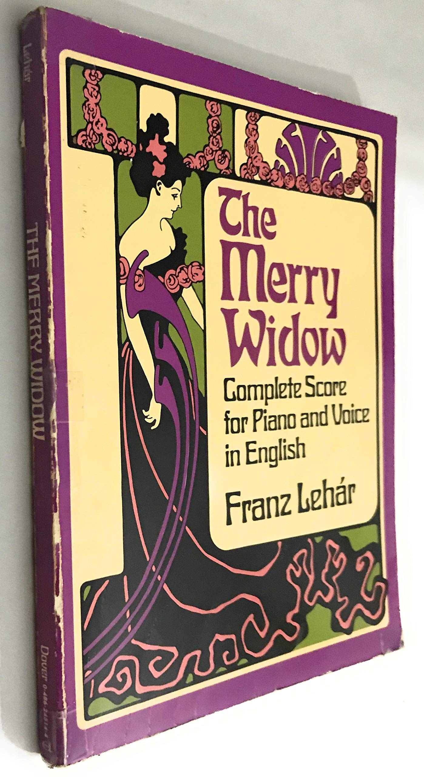 The Merry Widow : Complete Score for Piano and Voice in English,Used