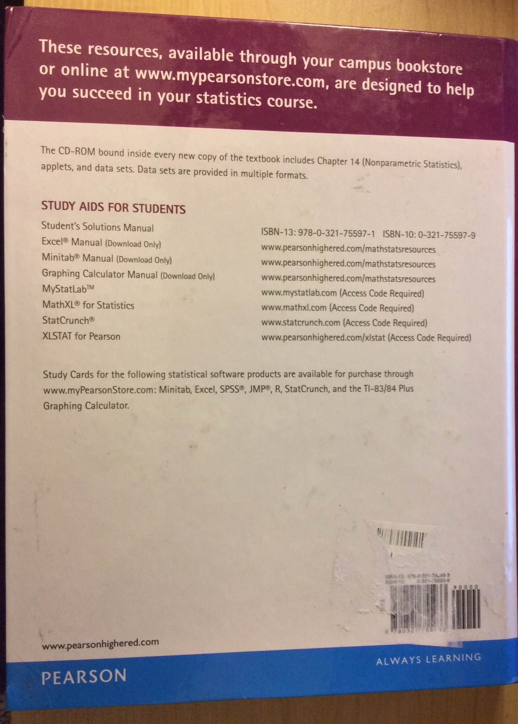 Statistics (12th Edition),Used