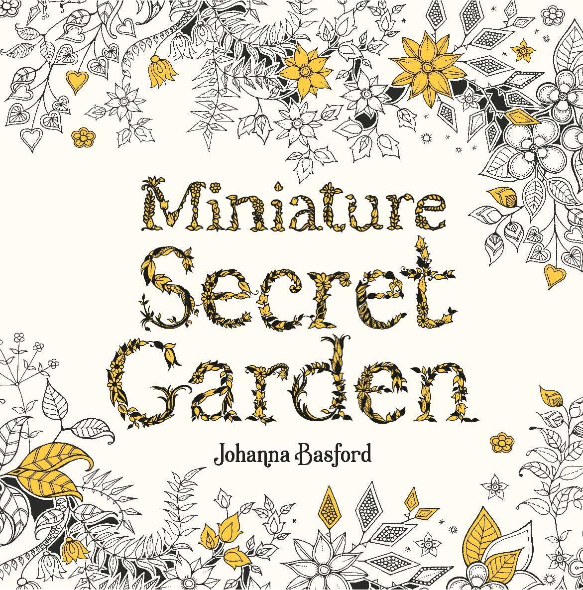 Miniature Secret Garden: A Pocketsized Coloring Book For Adults