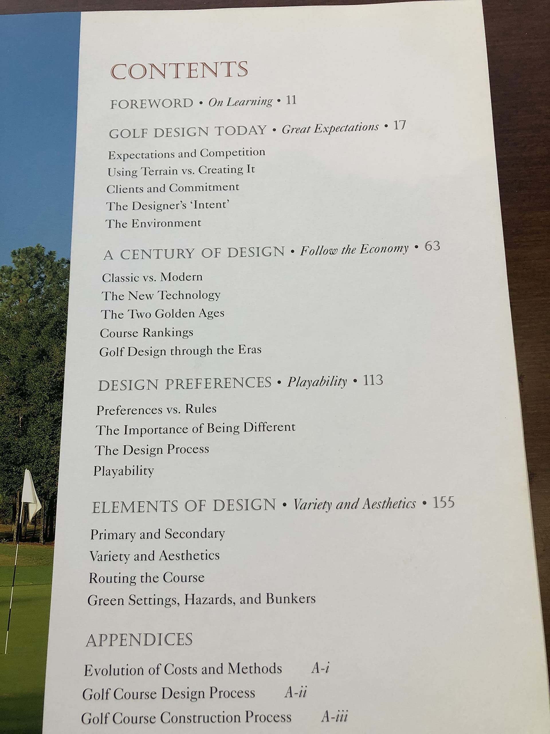 Golf Course Designs,Used