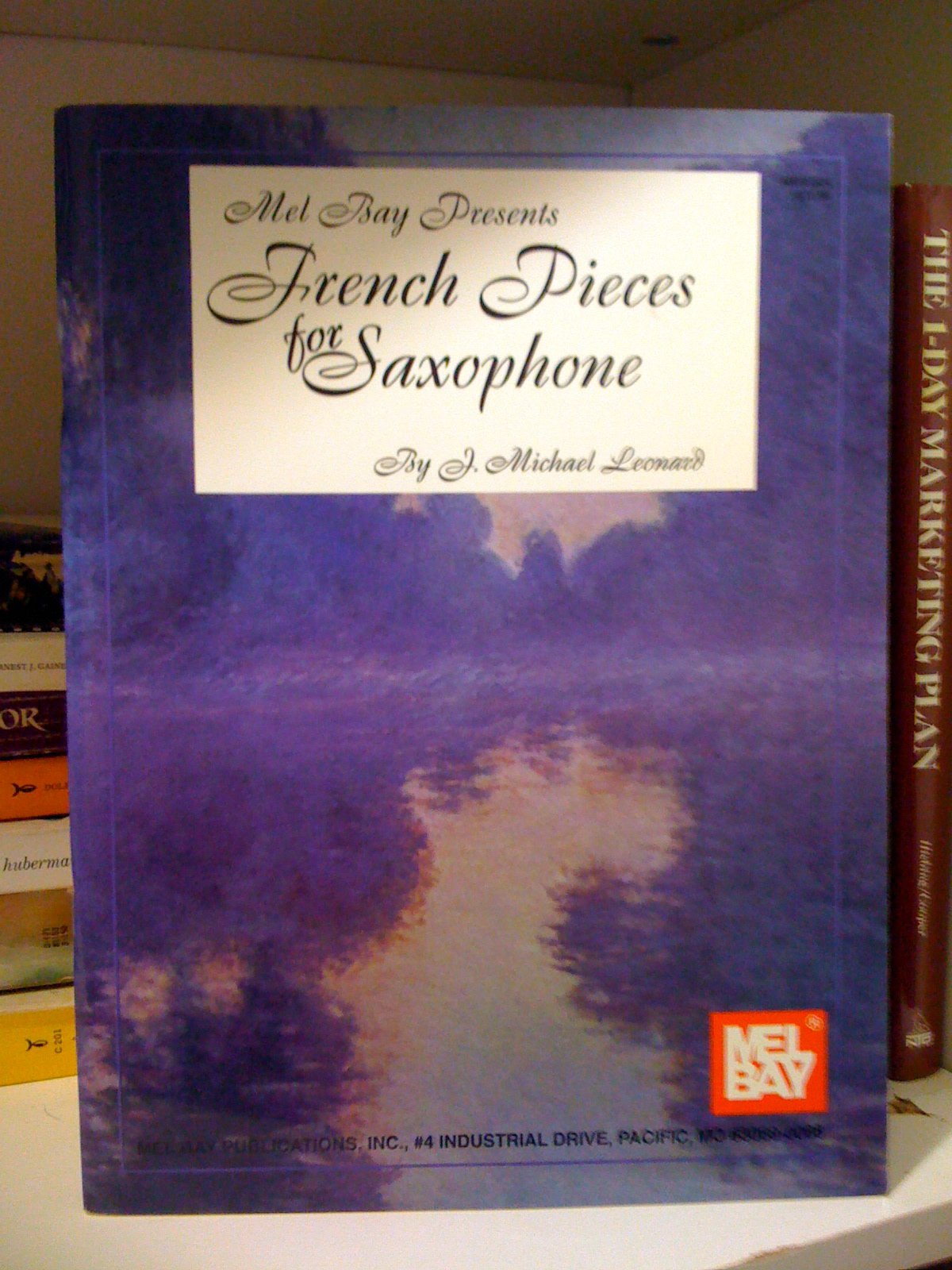 Mel Bay Presents French Pieces for Saxophone,Used