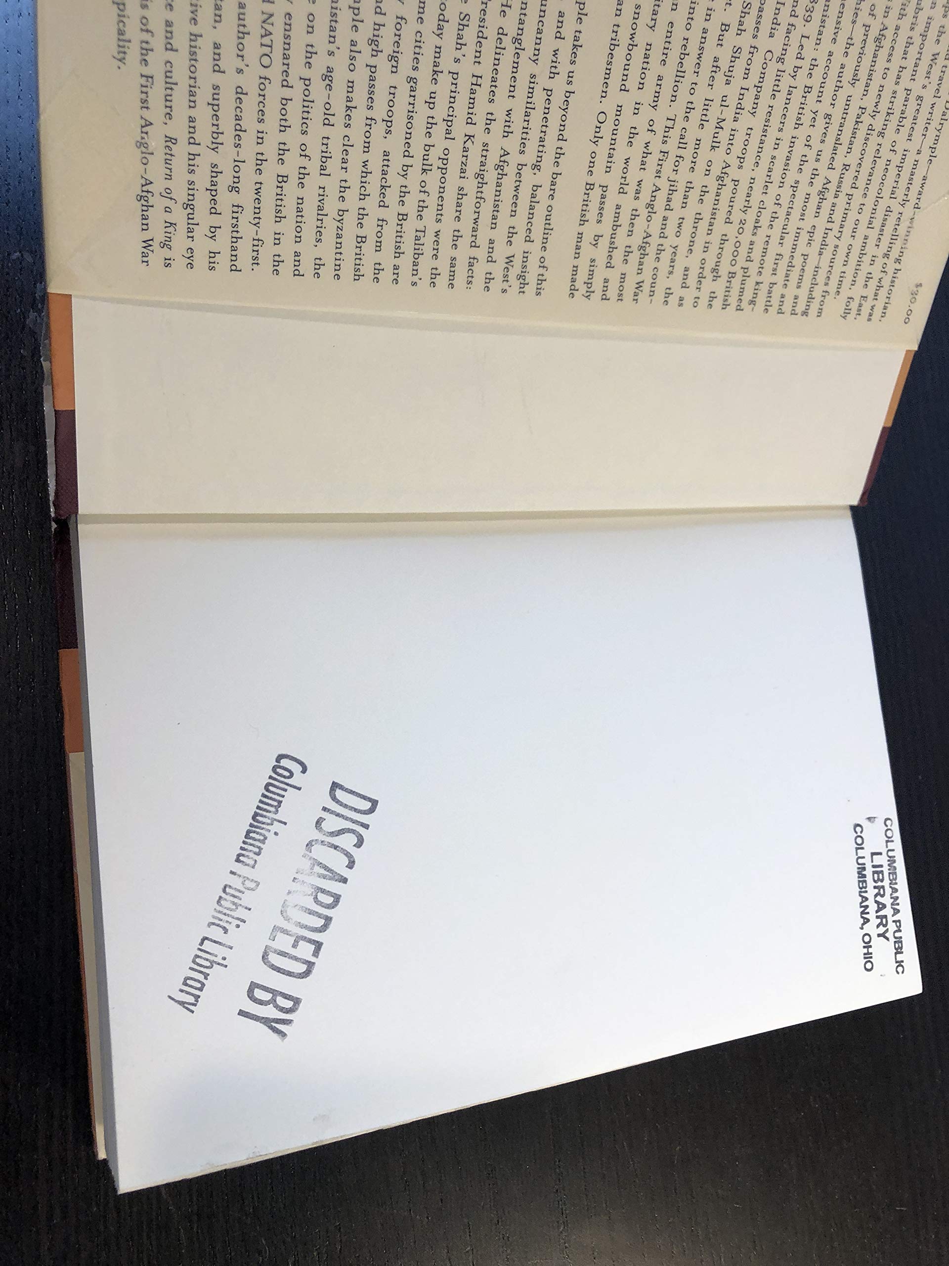 Return of a King: The Battle for Afghanistan, 183942,Used