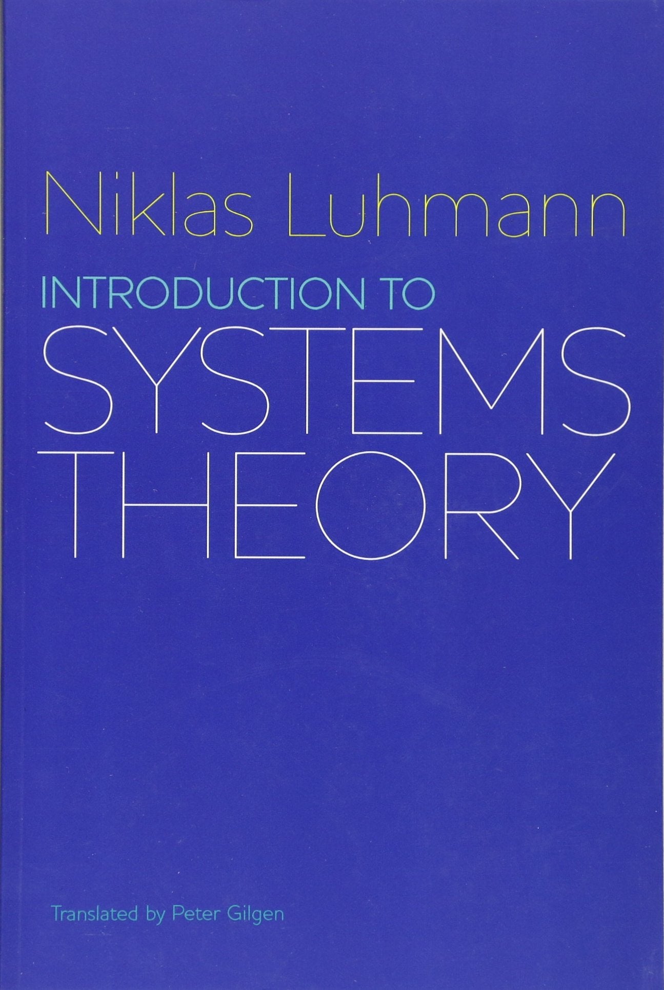 Introduction To Systems Theory