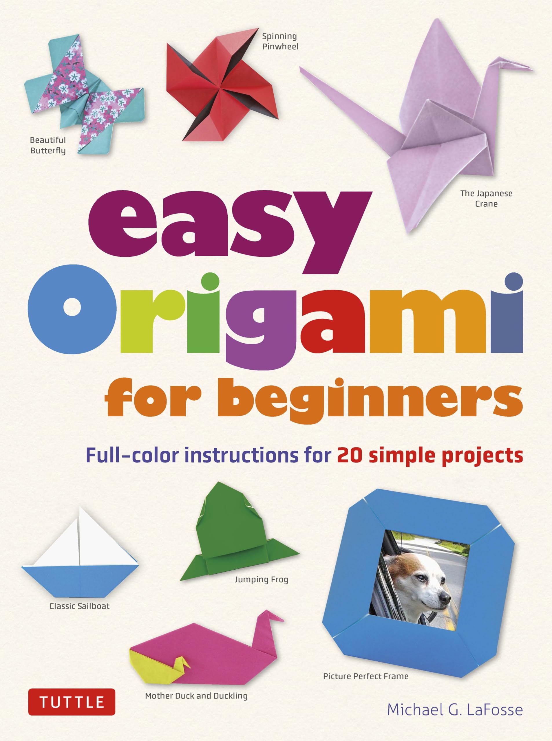 Easy Origami For Beginners: Fullcolor Instructions For 20 Simple Projects,Used