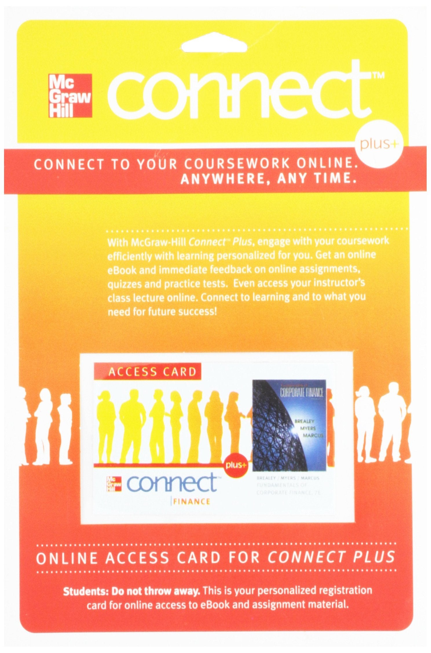 Connect 1Semester Access Card for Fundamentals of Corporate Finance,Used
