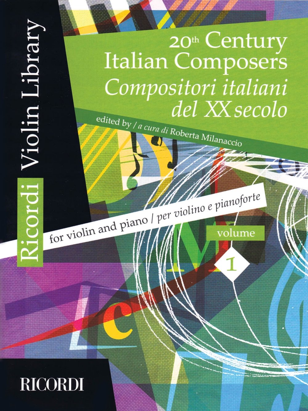 20Th Century Italian Composers: Volume 1 Violin And Piano (Ricordi Violin Library),Used