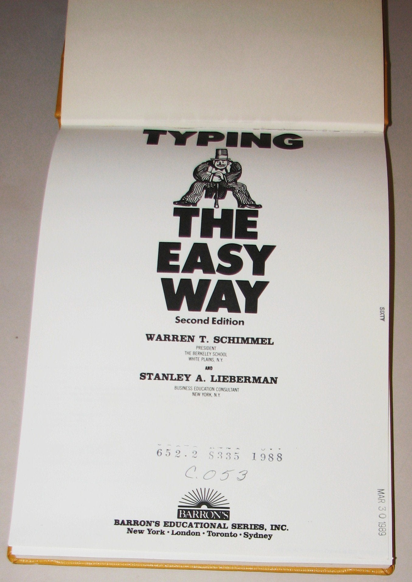 Typing the Easy Way (Easy Way Series),Used