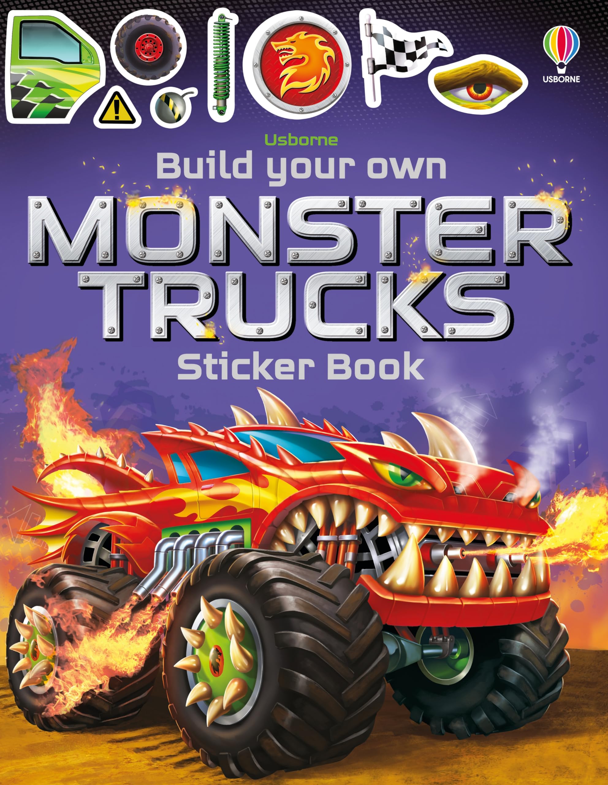 Build Your Own Monster Trucks Sticker Book (Build Your Own Sticker Book),New