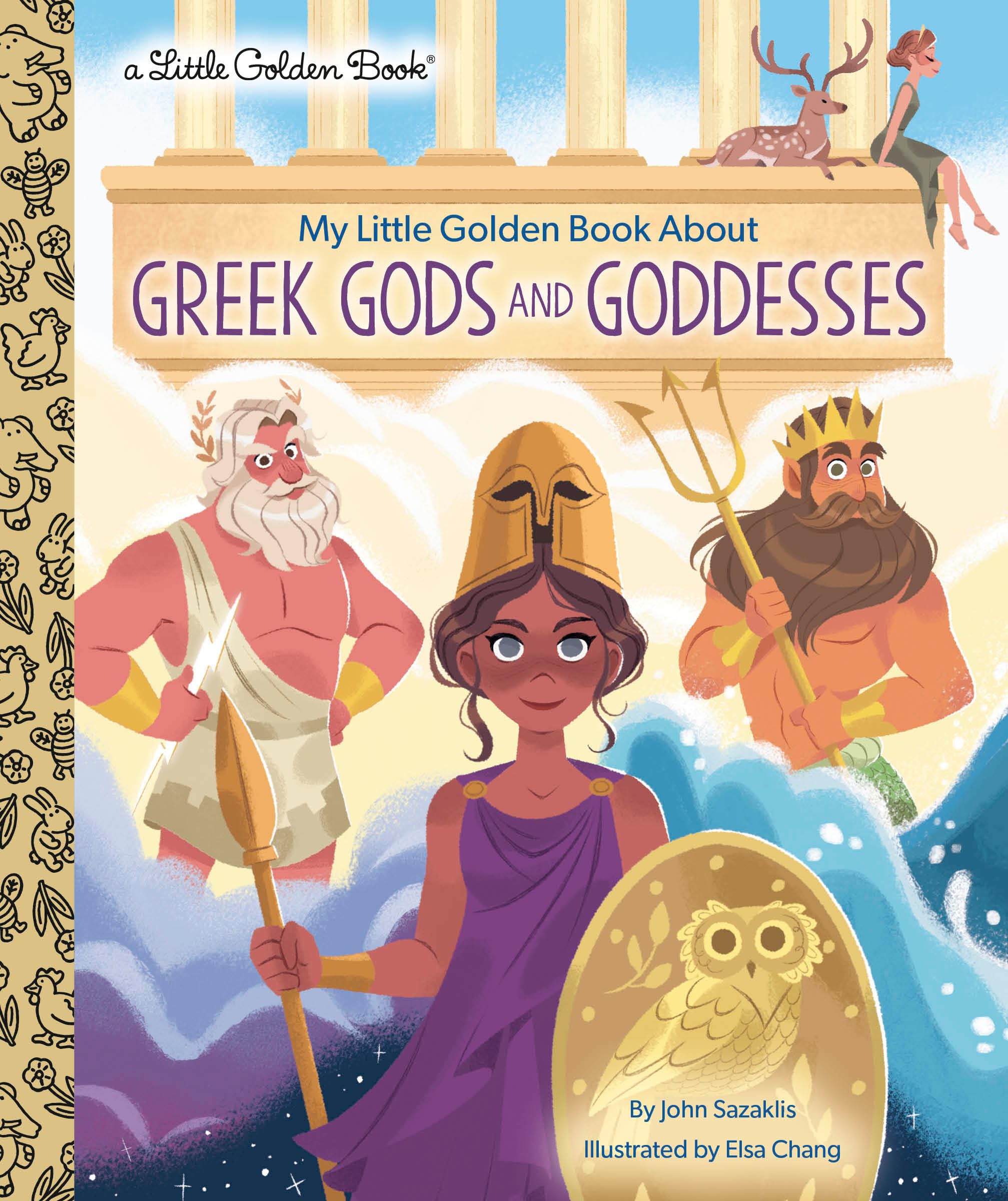 My Little Golden Book About Greek Gods And Goddesses,New