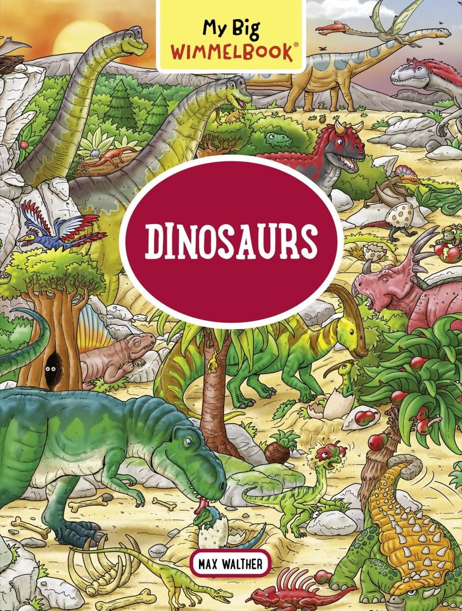 My Big Wimmelbookdinosaurs: A Lookandfind Book (Kids Tell The Story),New