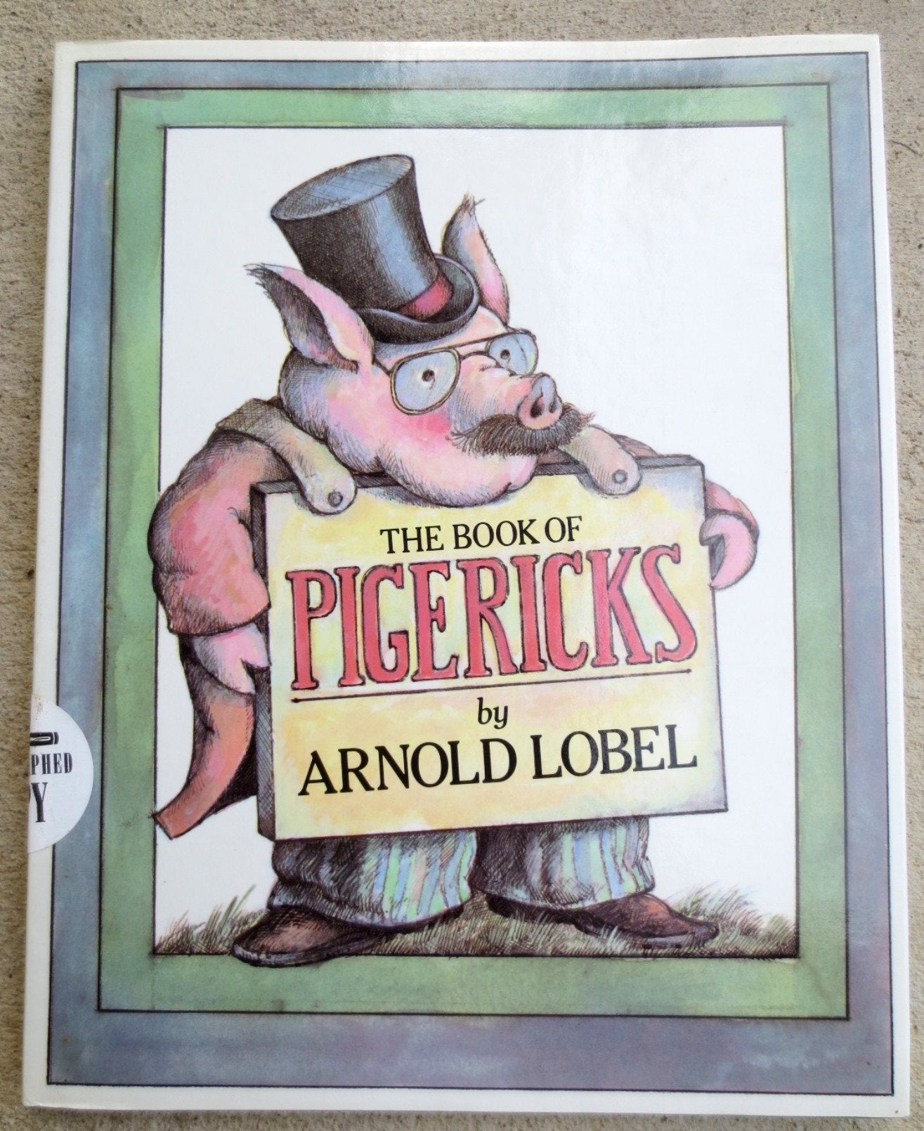 The Book Of Pigericks: Pig Limericks,Used