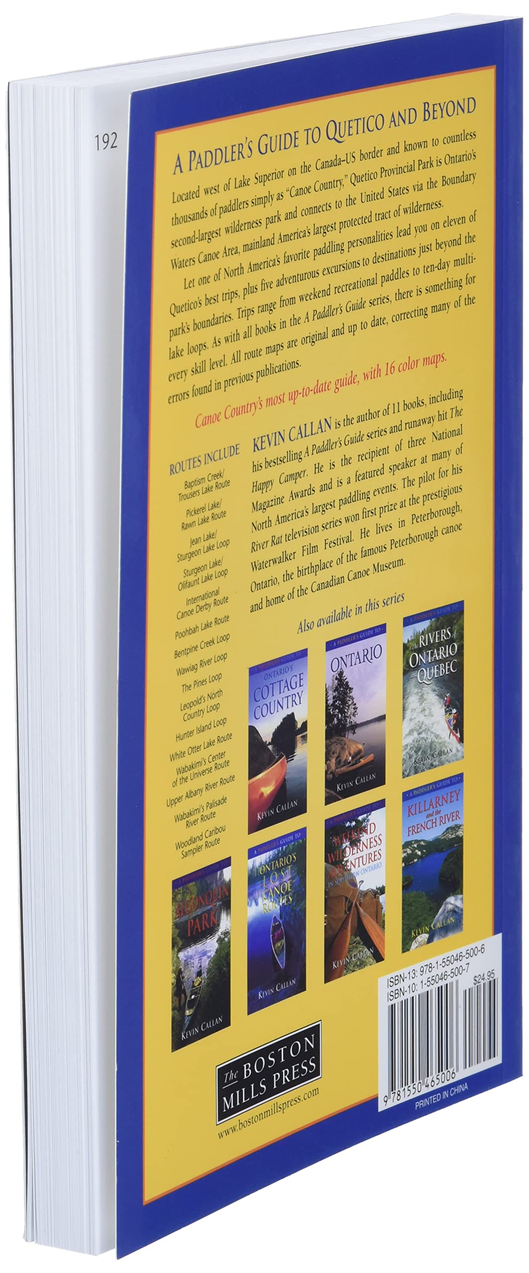 A Paddler's Guide to Quetico and Beyond,Used