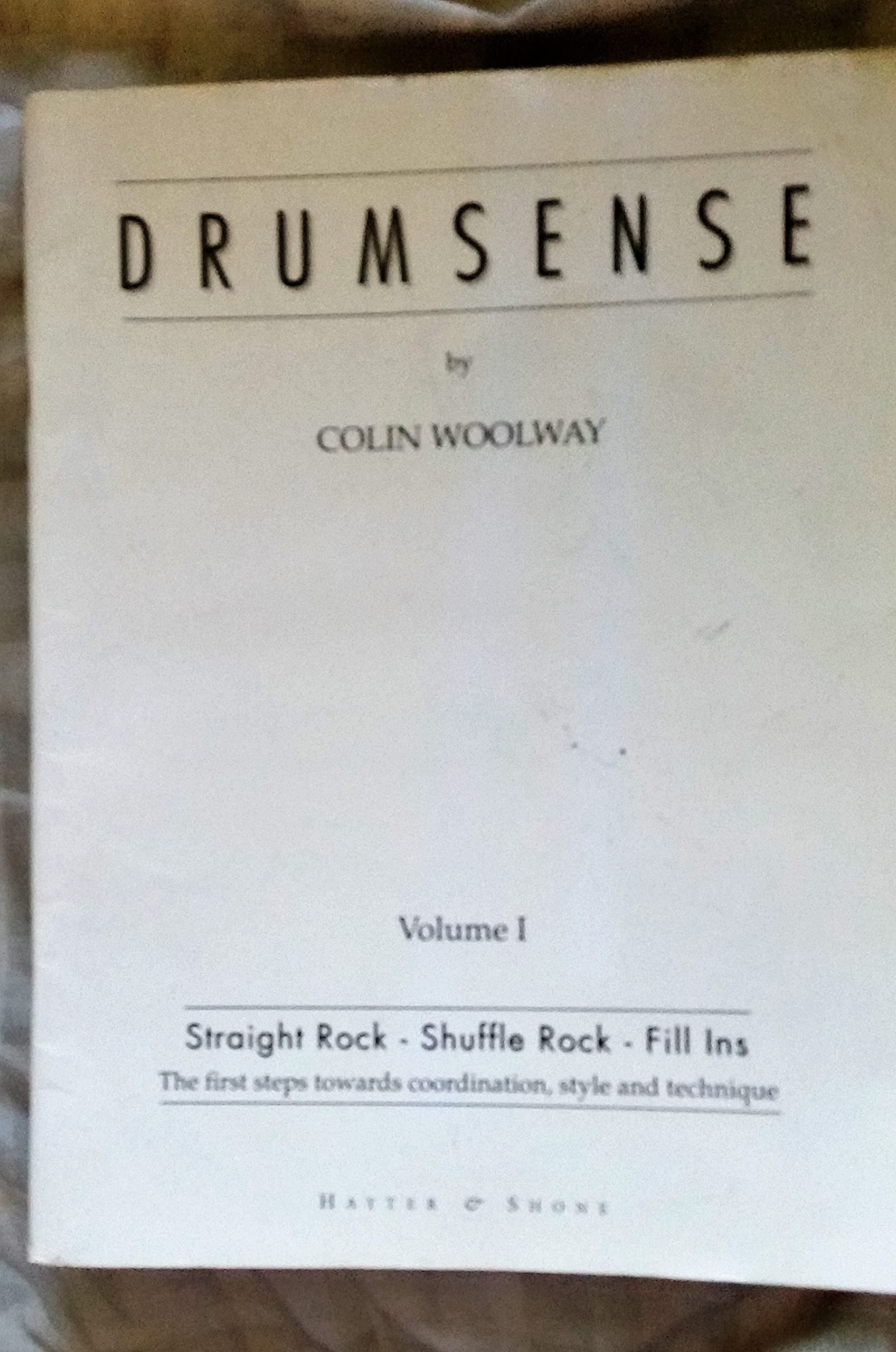 Drumsense Volume 1 Book/Online Audio,Used