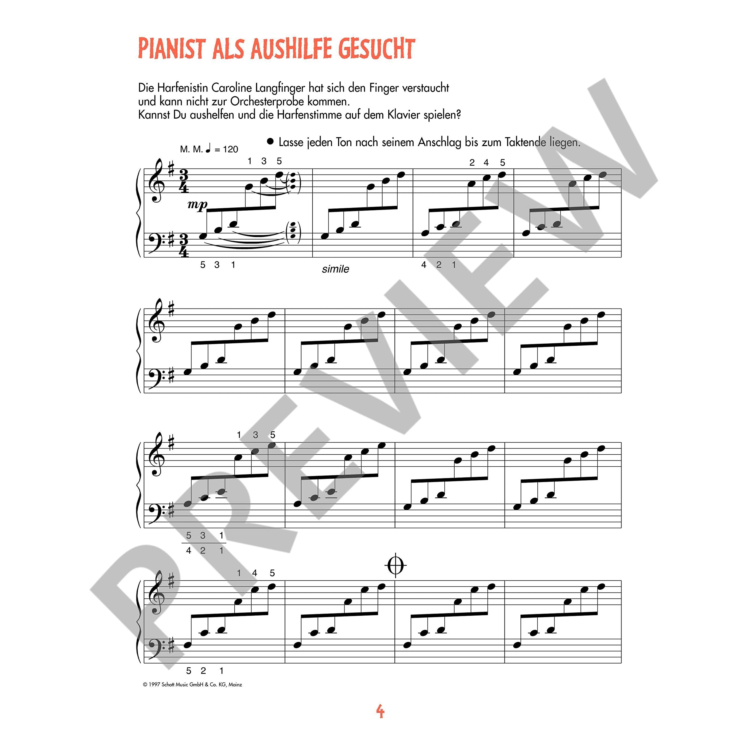 Piano Kids Book 1: German Language (Vol. 1) (German Edition),Used