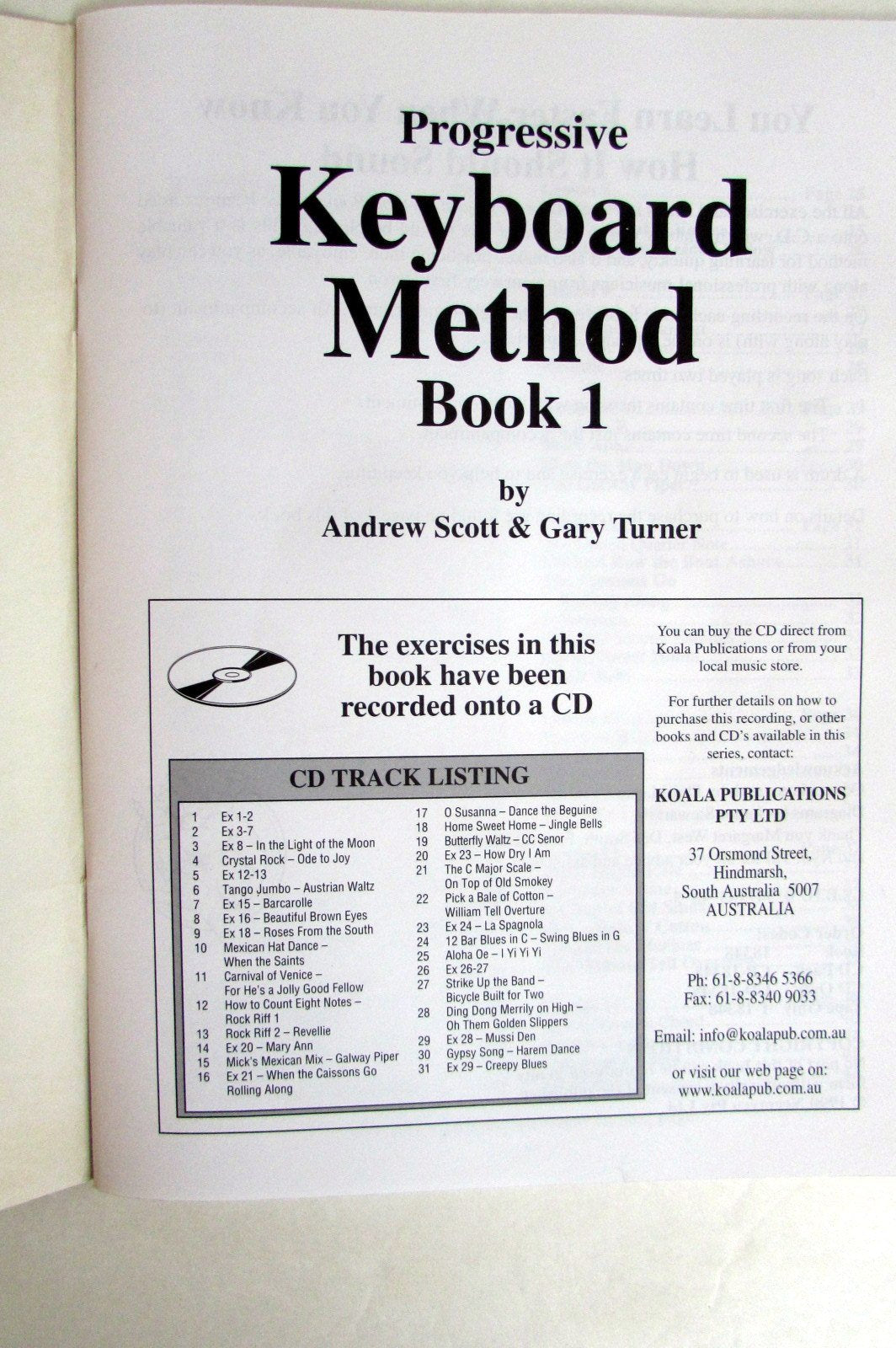 Keyboard Method: Book 1,Used