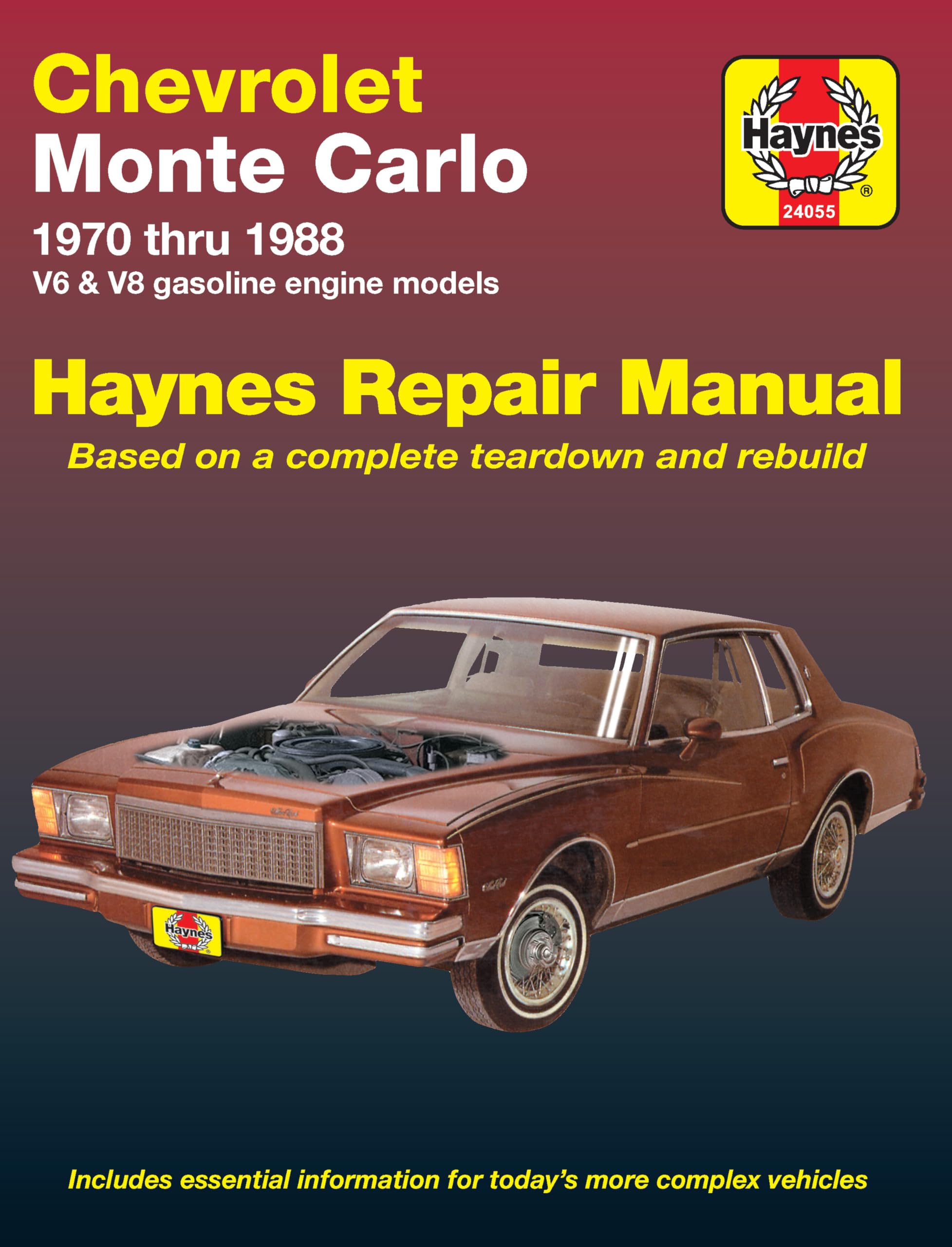 Chevrolet Monte Carlo (7088) Haynes Repair Manual (Does not include information specific to diesel engines. Includes thorough v,New