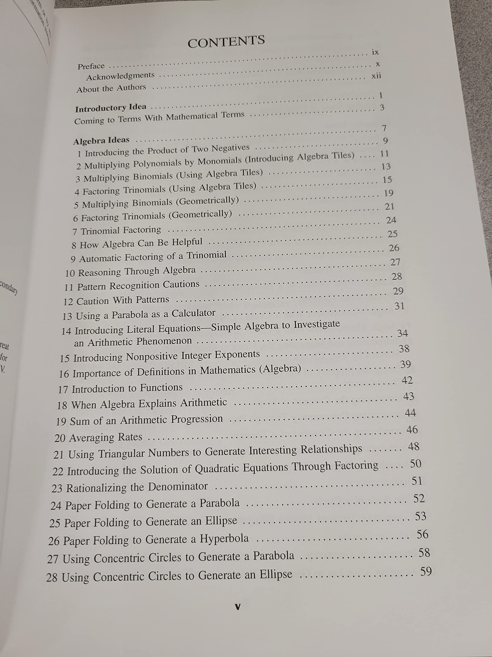 101 Great Ideas for Introducing Key Concepts in Mathematics: A Resource for Secondary School Teachers,New