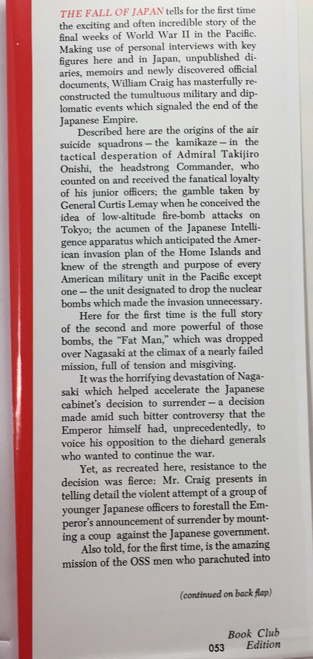 The Fall of Japan,New