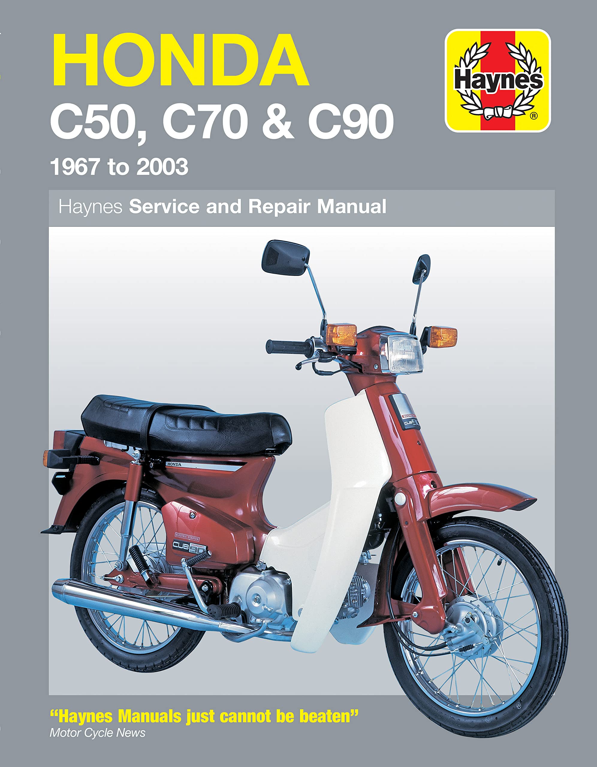Honda C50, C70 & C90 (67 03) Haynes Repair Manual,Used