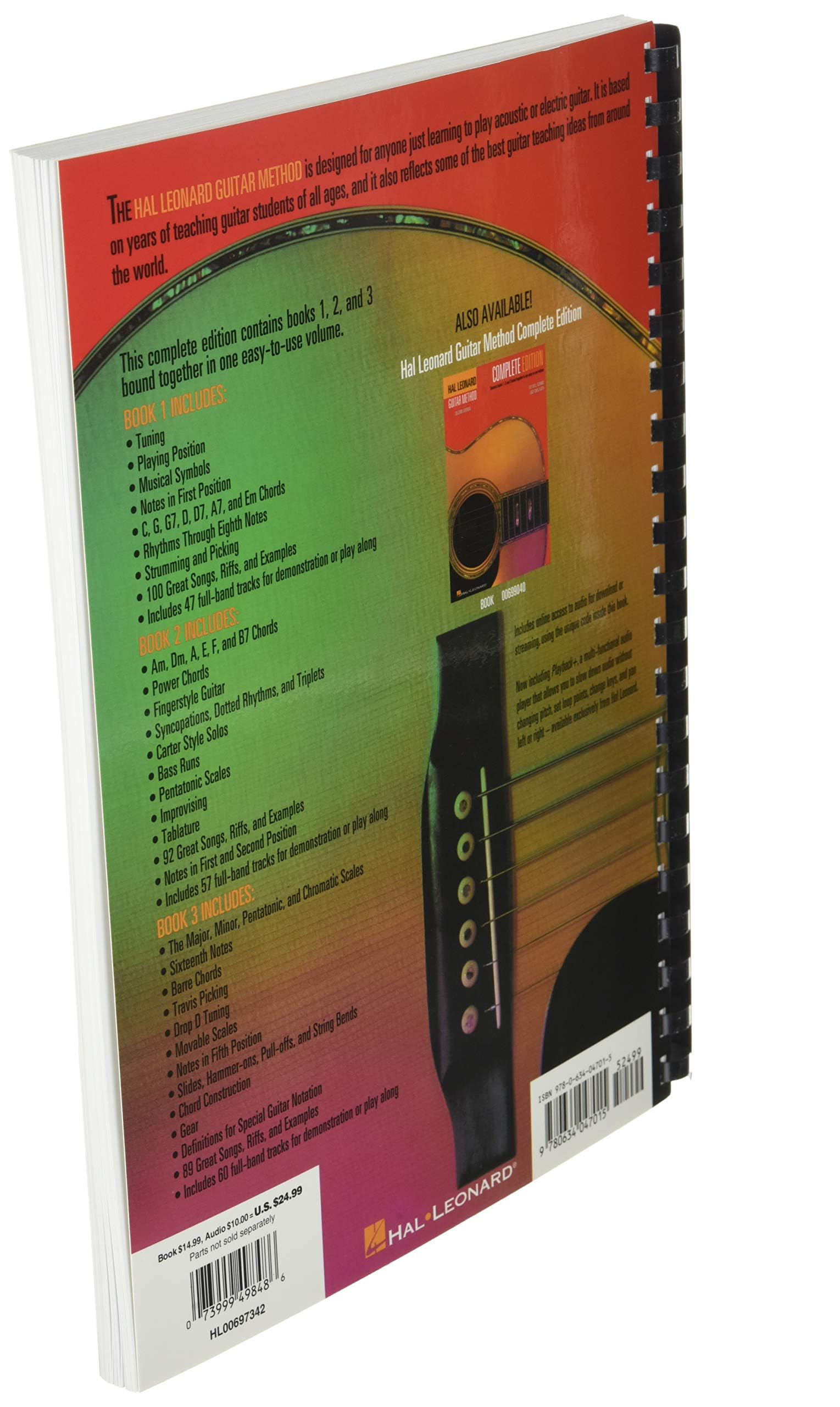 Hal Leonard Guitar Method, Second Edition Complete Edition (Book/Onlne Audio),New