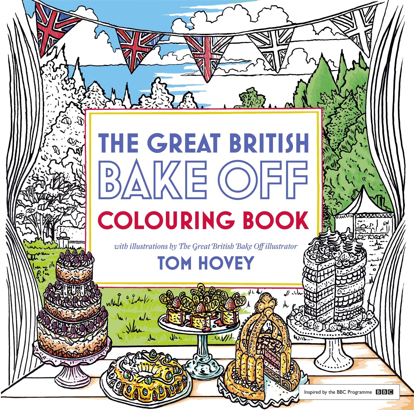 Great British Bake Off Colouring Book,Used