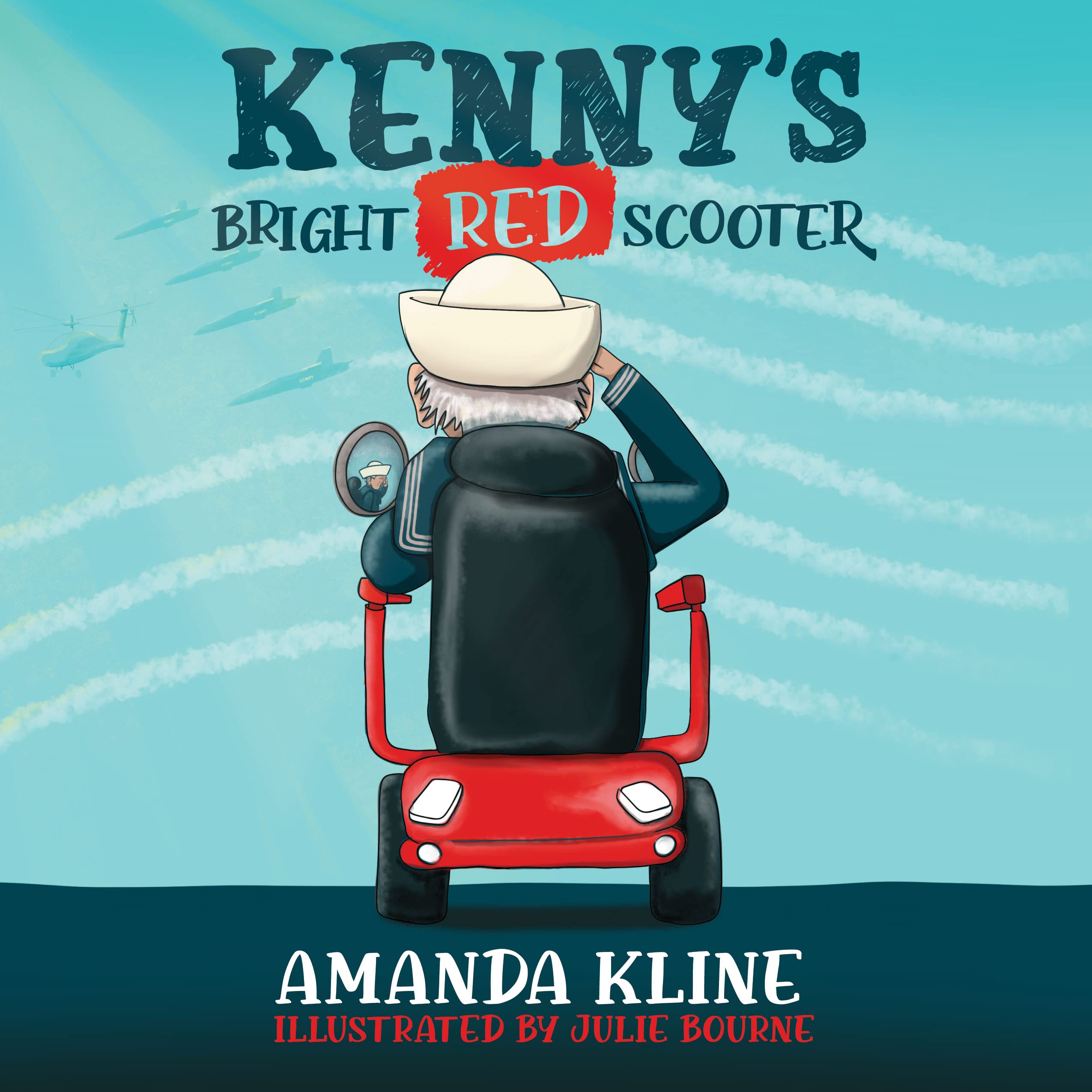 Kennys Bright Red Scooter,Used