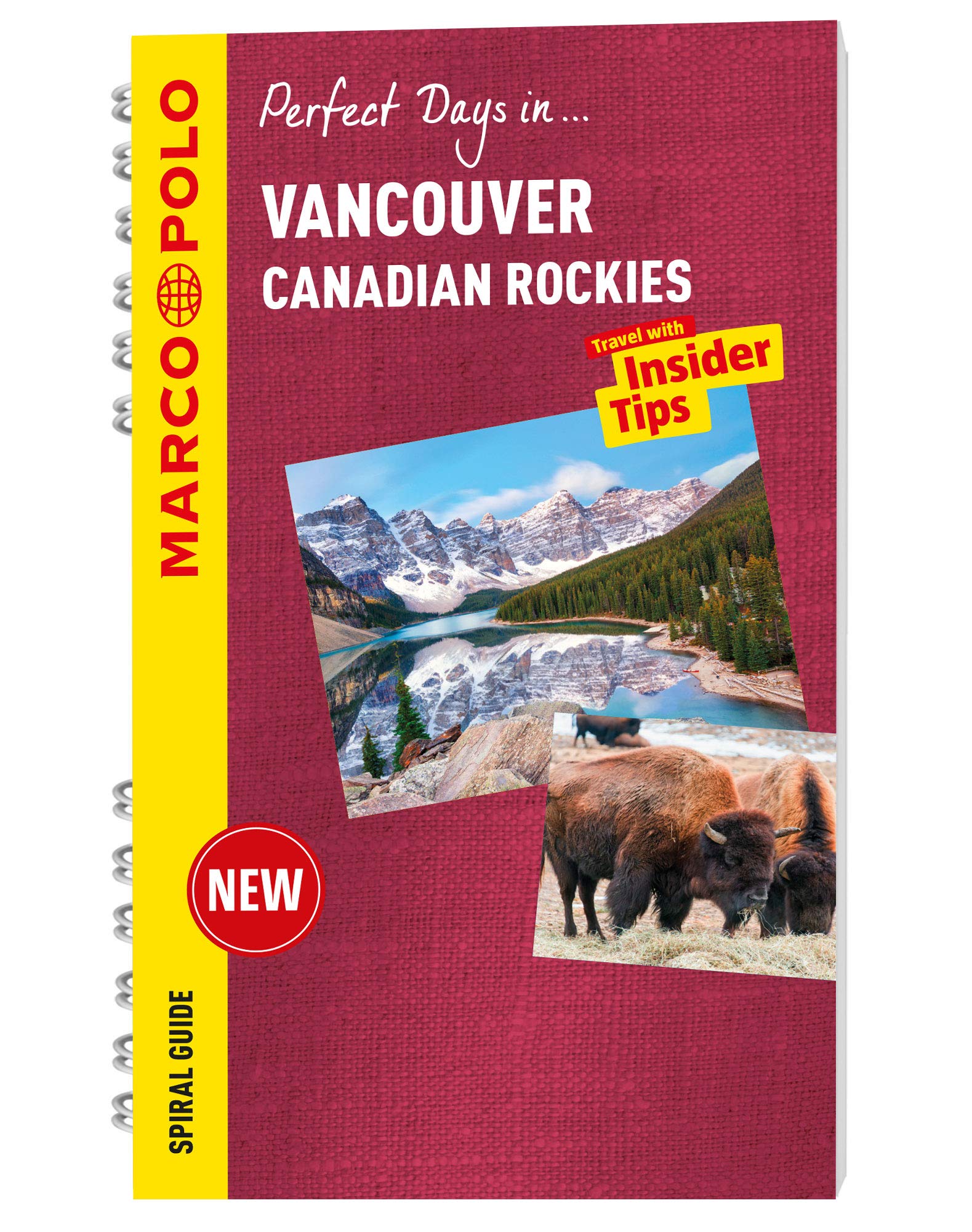 Vancouver & the Canadian Rockies Marco Polo Spiral Guide (Marco Polo Spiral Guides),Used