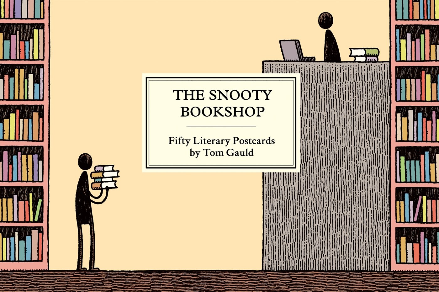 The Snooty Bookshop: Fifty Literary Postcards by Tom Gauld,Used