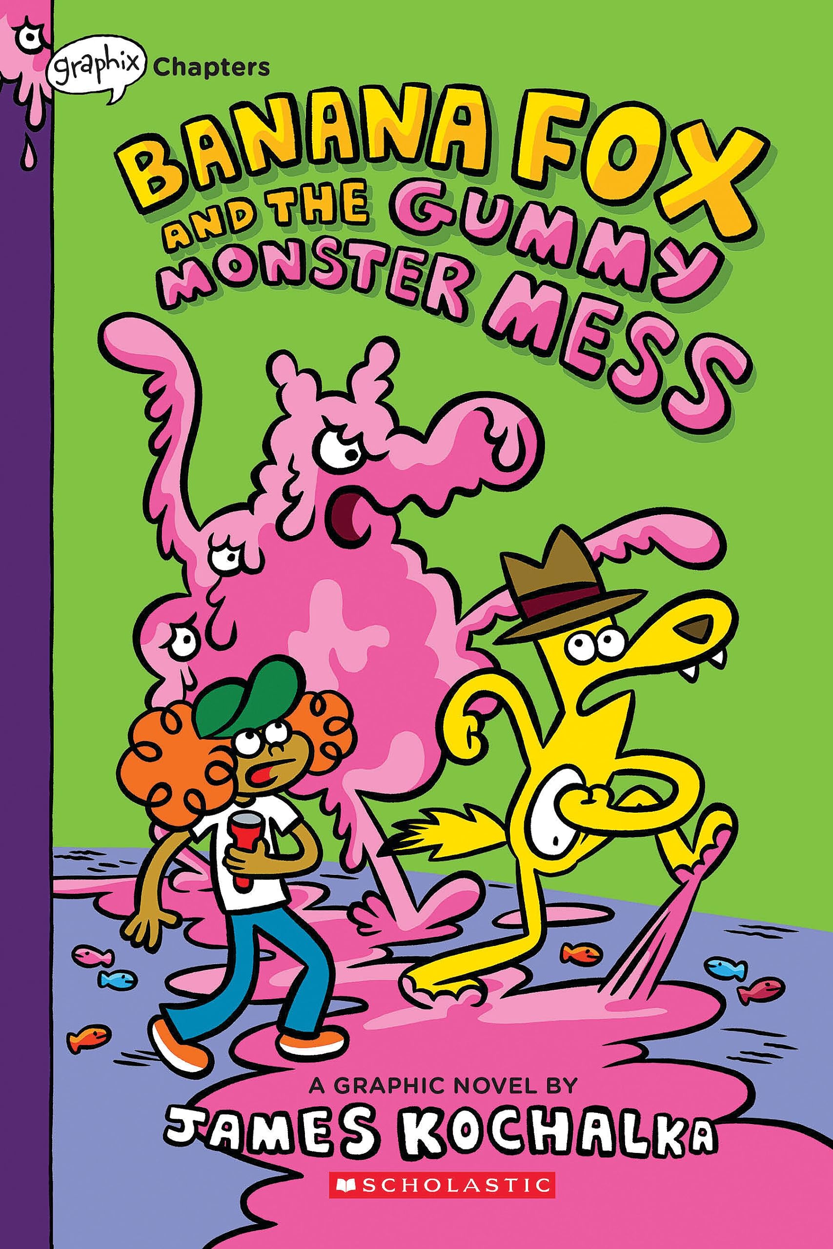 Banana Fox And The Gummy Monster Mess: A Graphix Chapters Book (Banana Fox #3),Used
