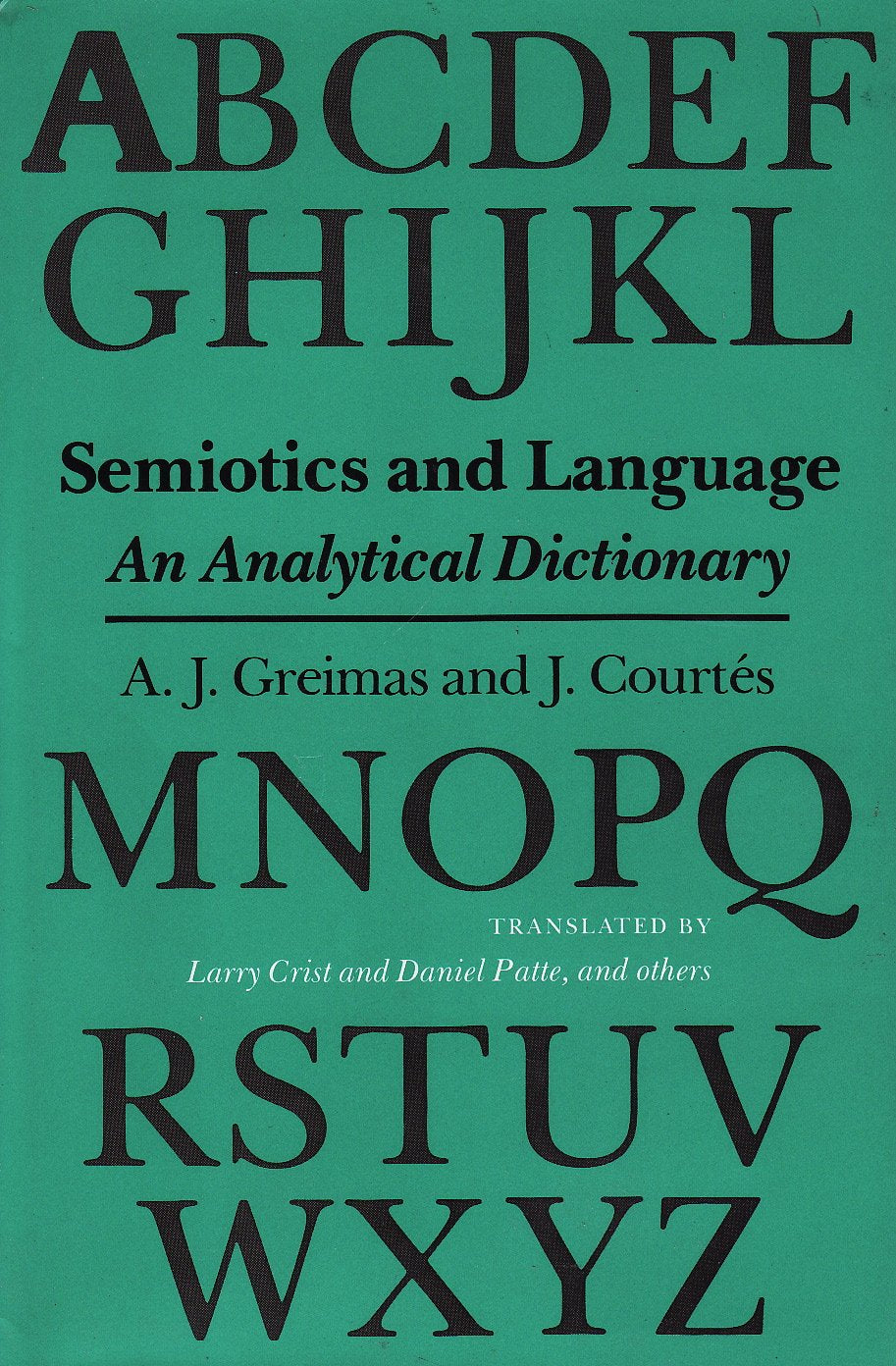 Semiotics and Language: An Analytical Dictionary (Advances in Semiotics),New