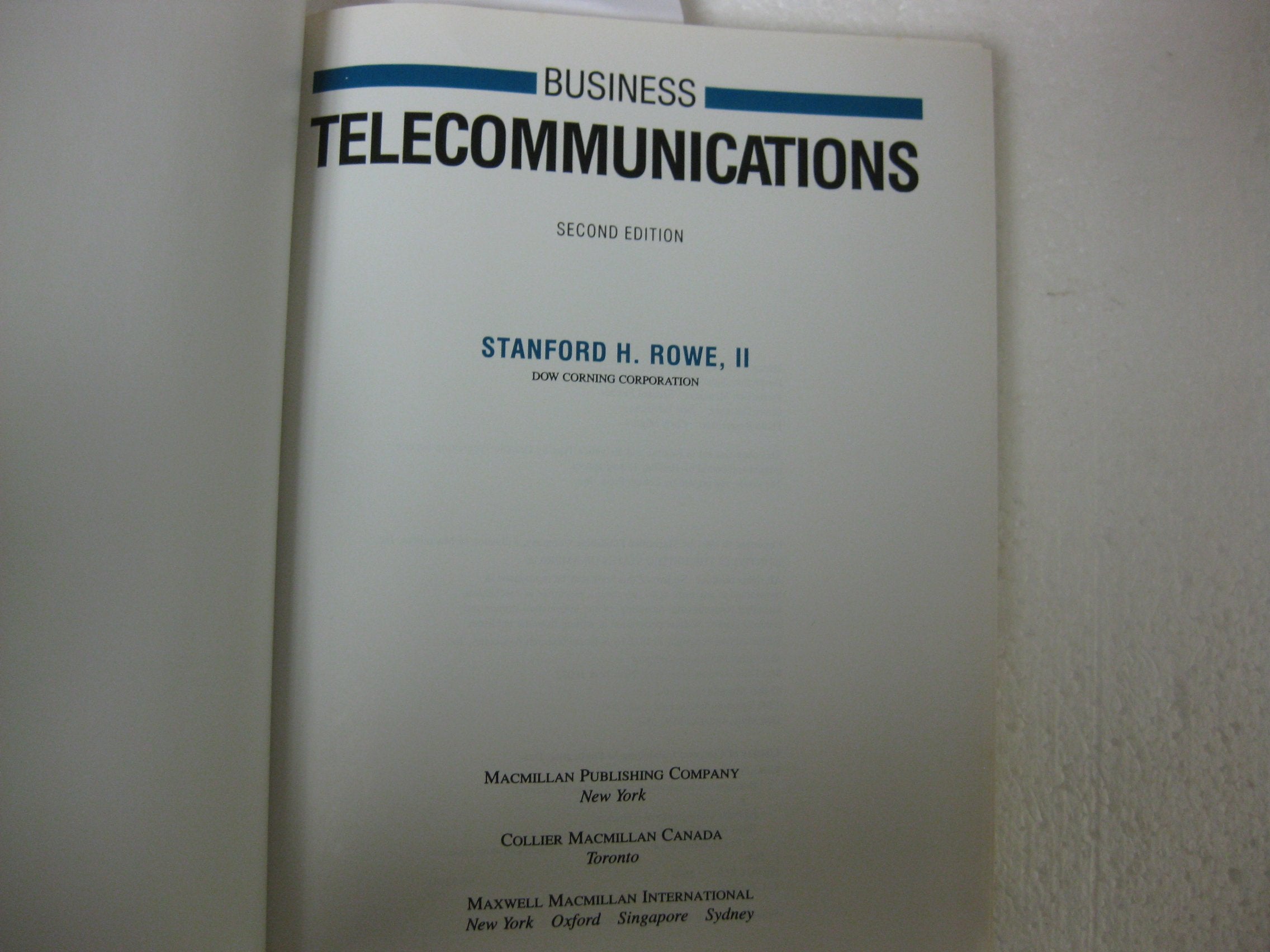 Business Telecommunications,Used