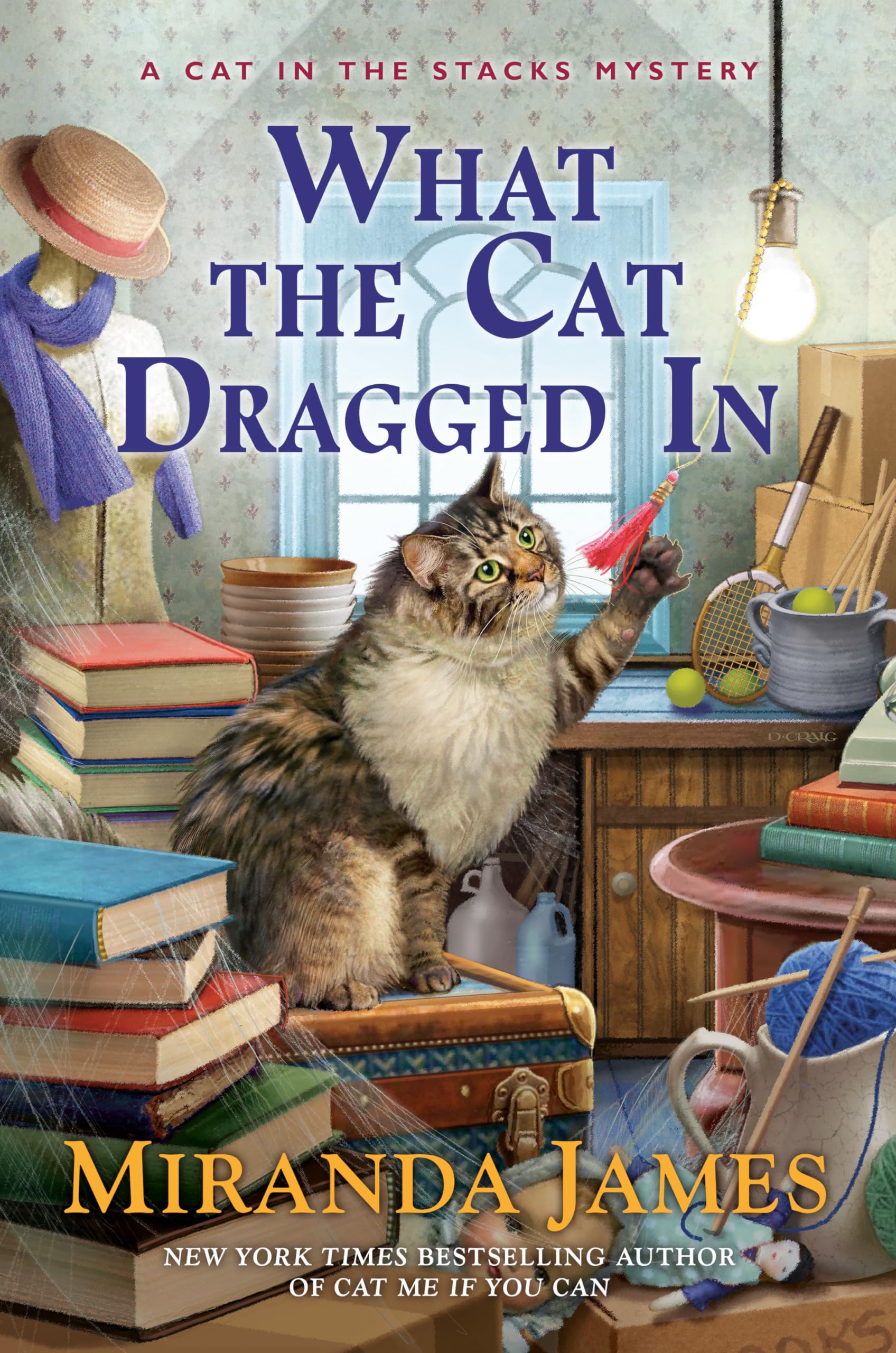 What the Cat Dragged In (Cat in the Stacks Mystery),Used