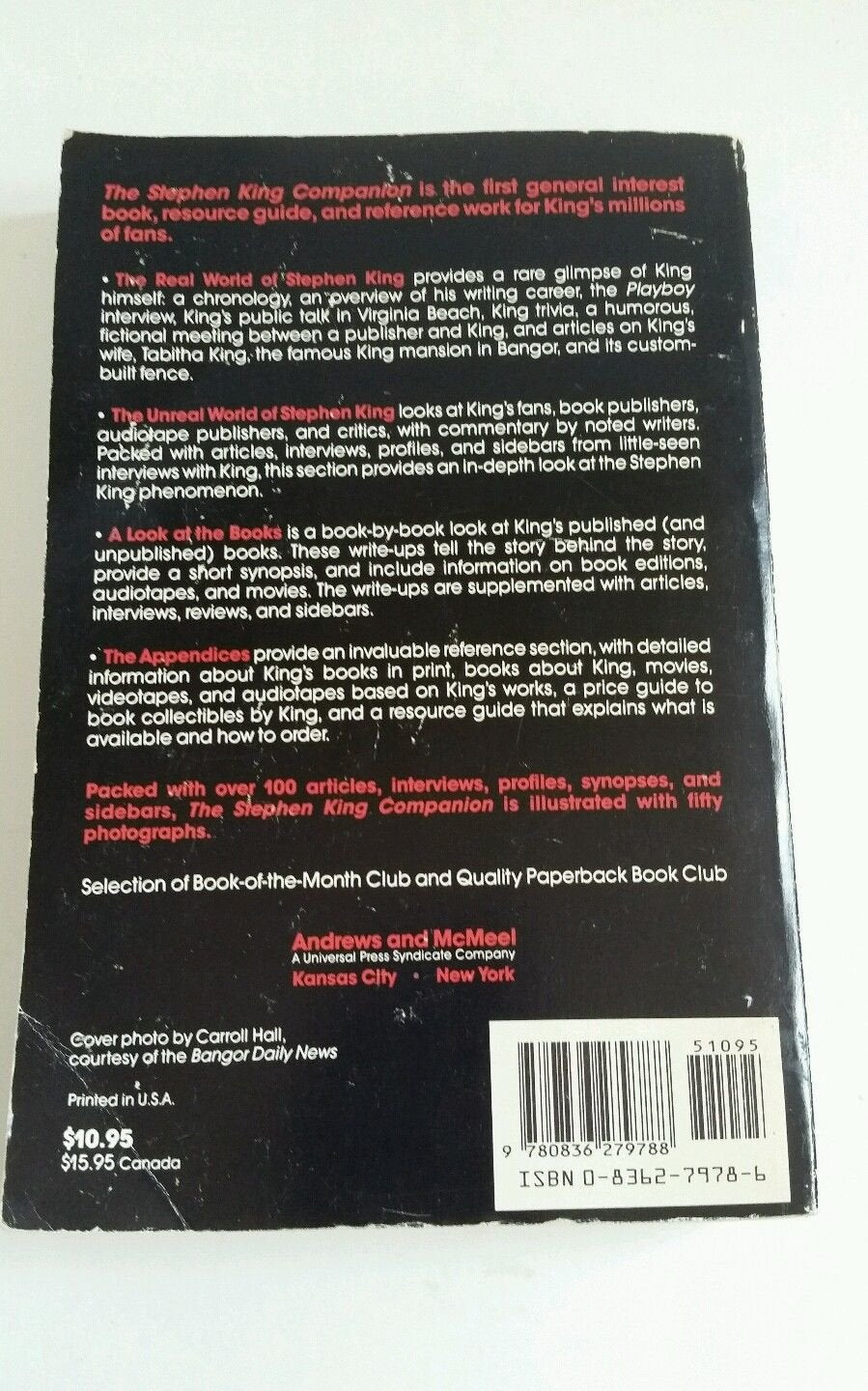 The Stephen King Companion,Used
