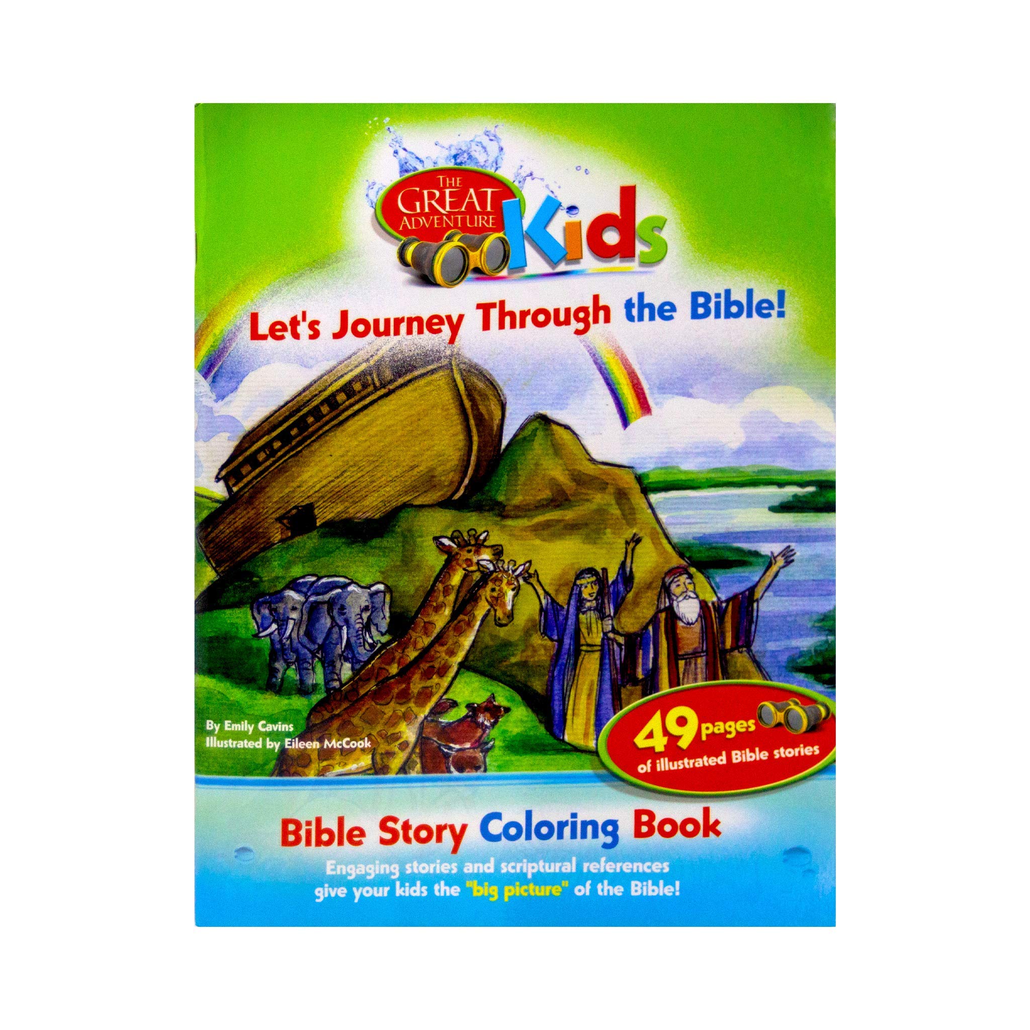 The Great Adventure Kids Bible Story Coloring Book: Let's Journey Through the Bible! (The Great Adventures Kids),Used