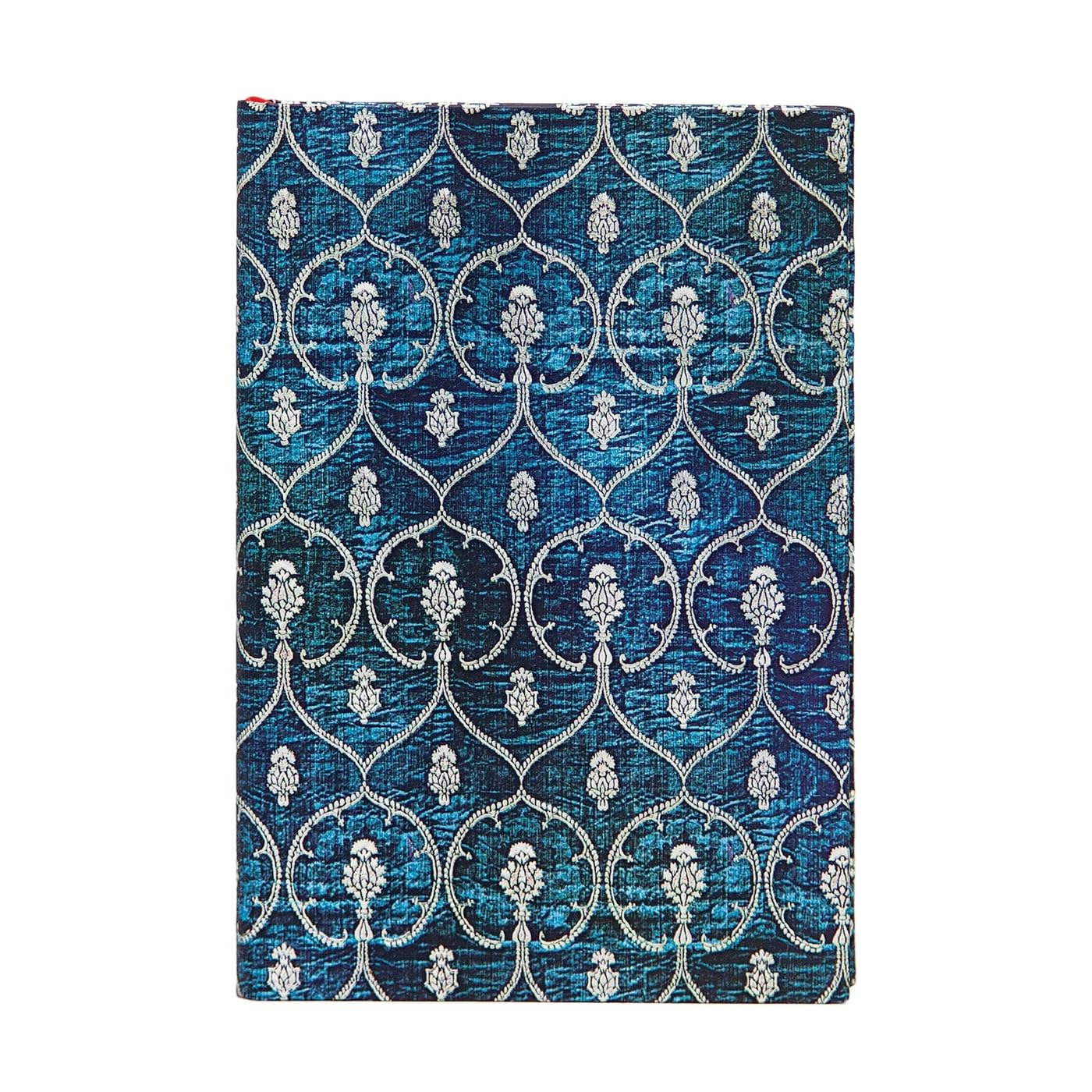 Paperblanks Blue Velvet Hardcover Mini Lined Elastic Band Closure 176 Pg 85 Gsm